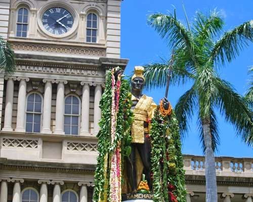 King Kamehameha Statue in Honolulu