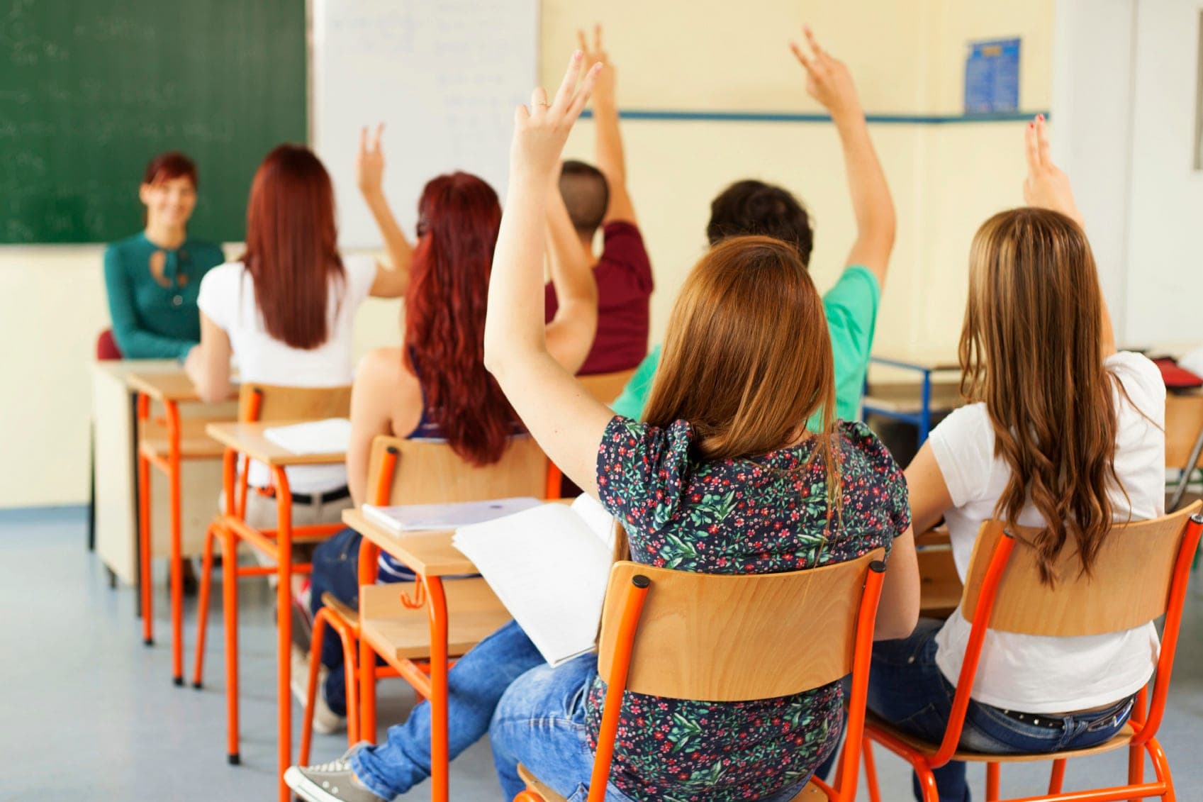 A teacher-led group of students