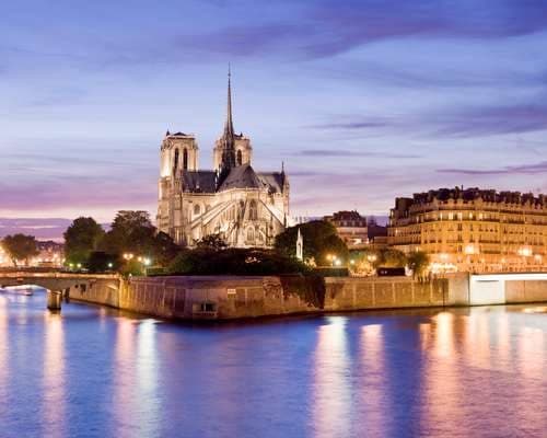 Notre-Dame Cathedral at Dusk