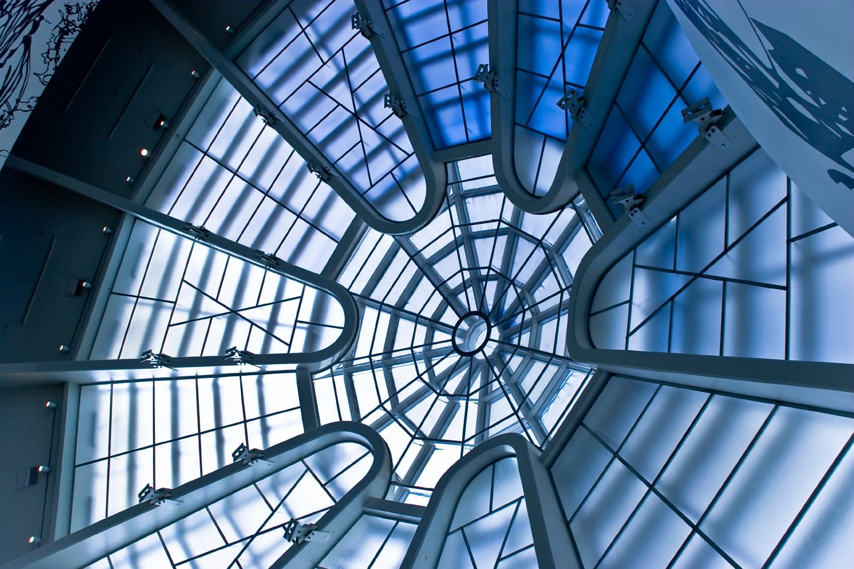 The Guggenheim Museum ceiling