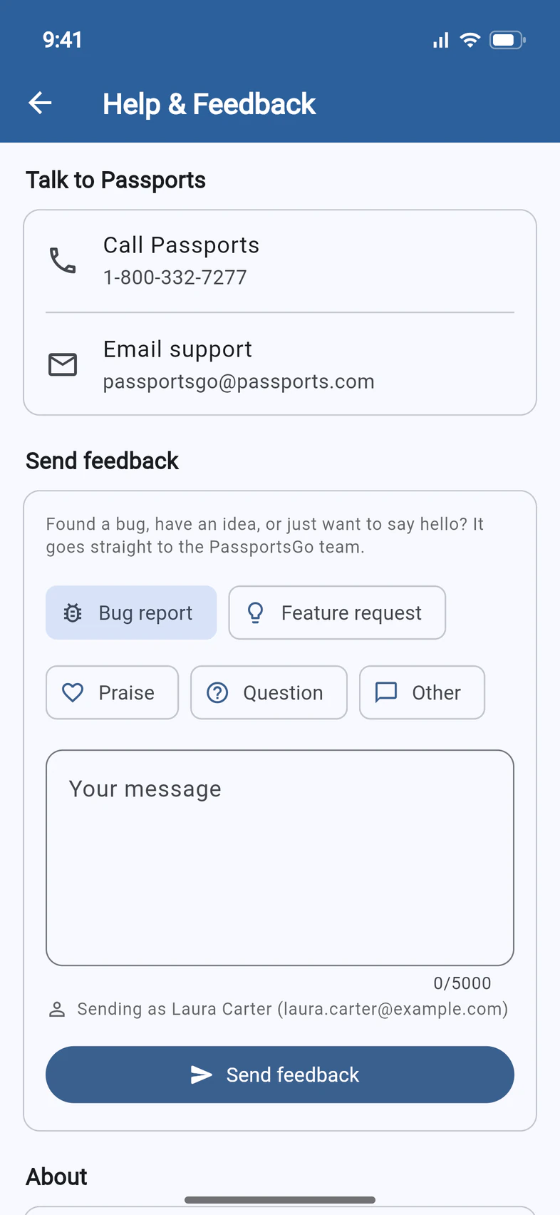 Talk to Passports: Call Passports, 1-800-332-7277, and Email support, passportsgo@passports.com