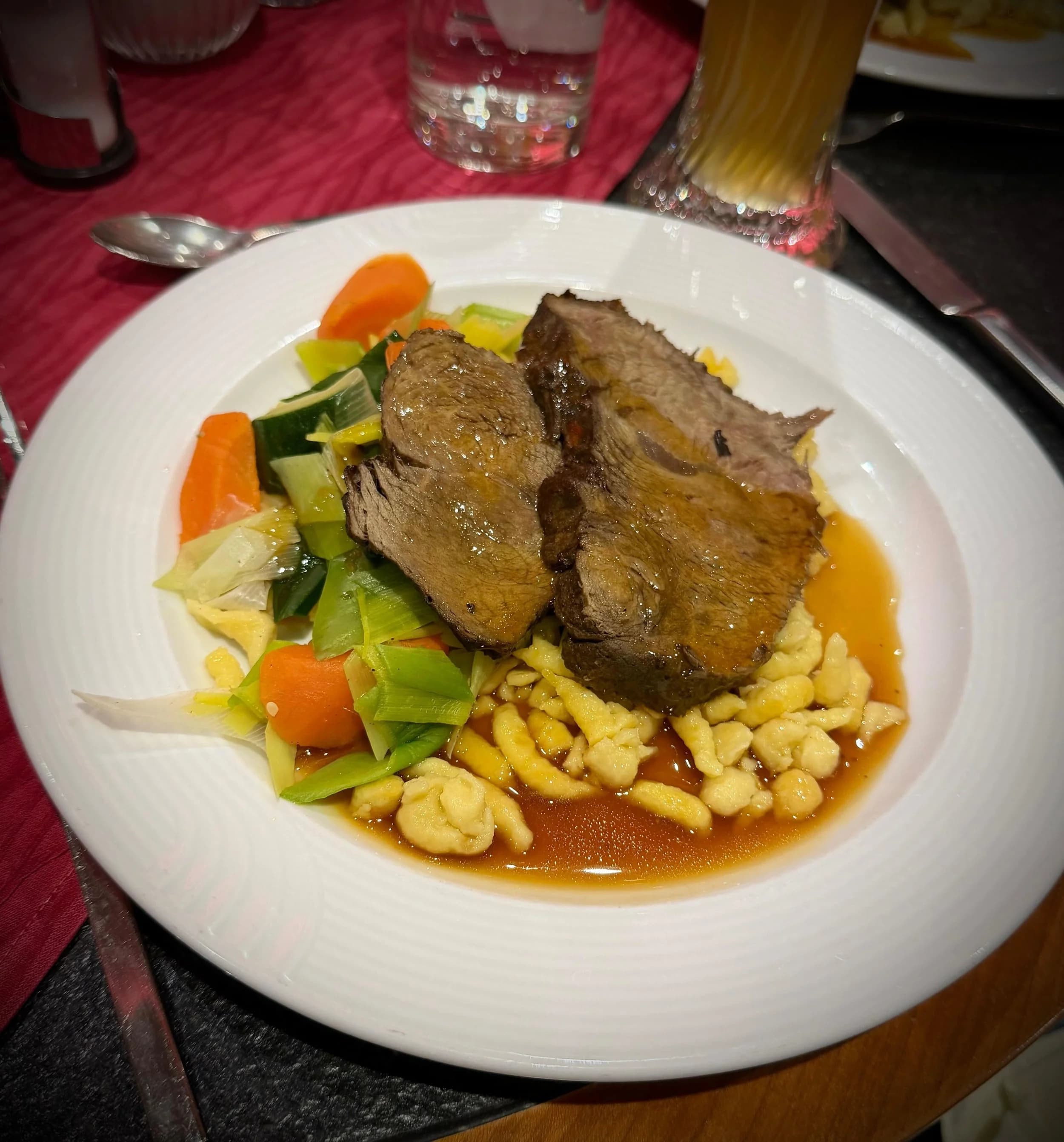 Local meal photo from a Passports educational tour