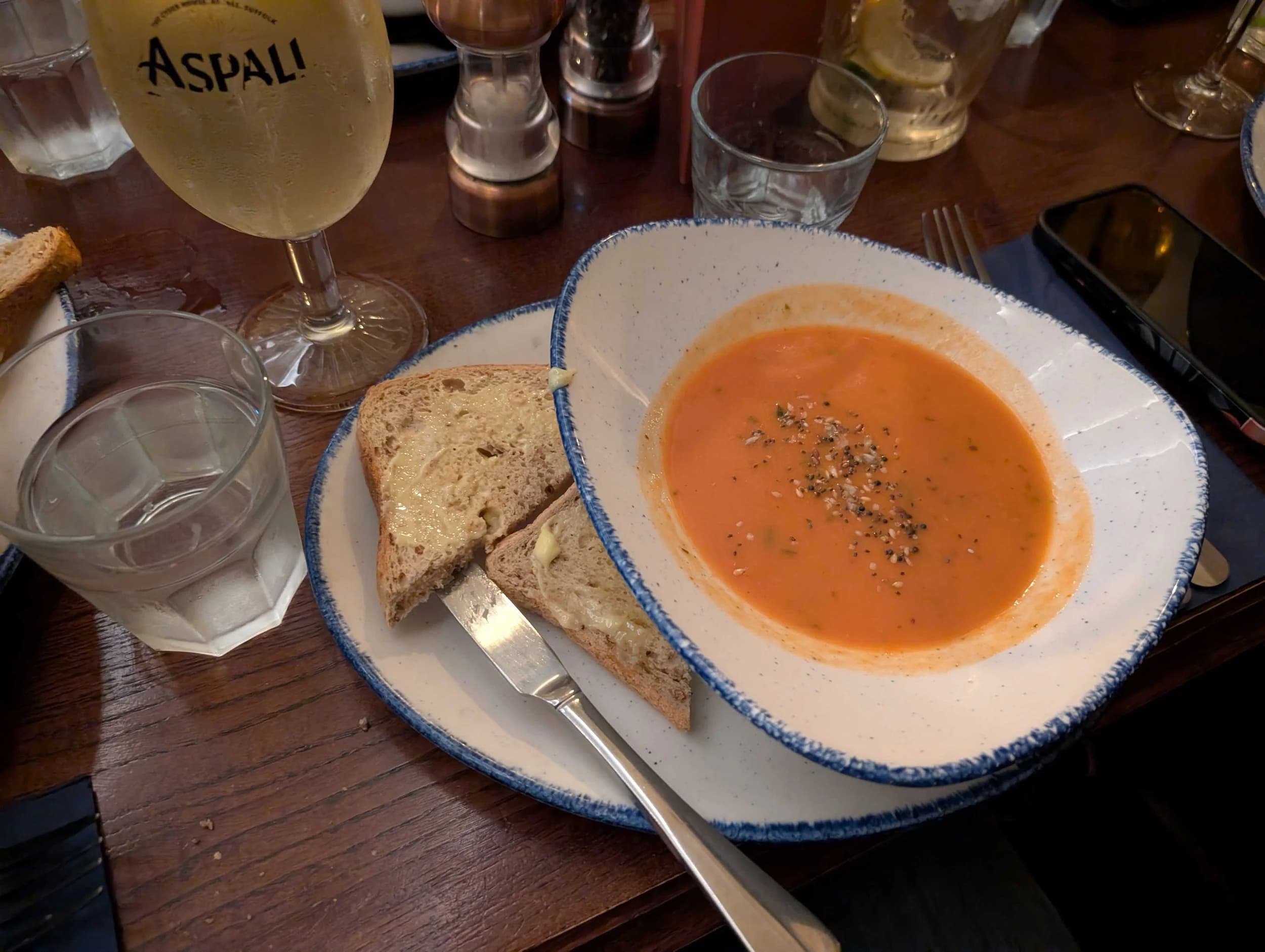 Local meal photo from a Passports educational tour