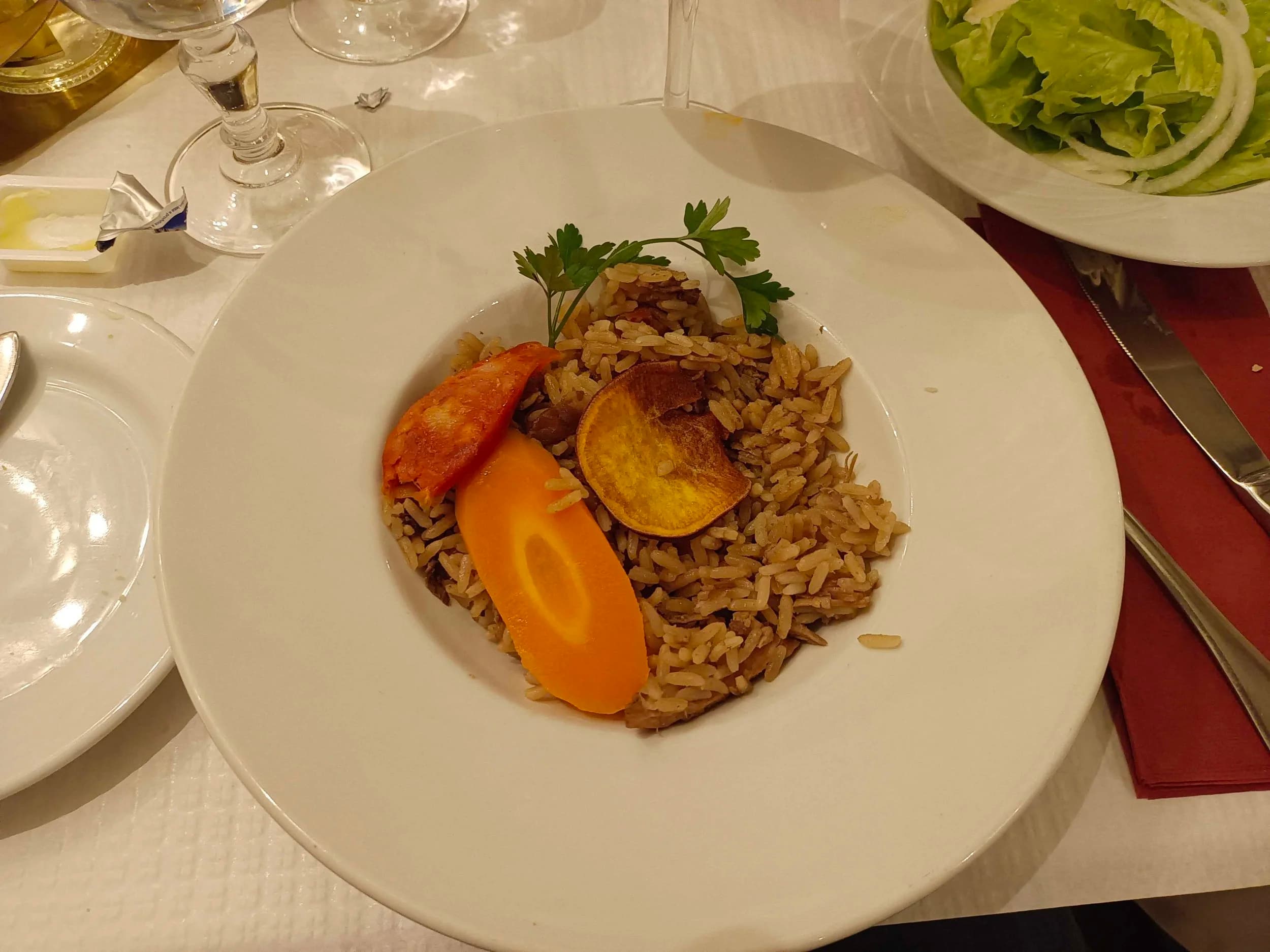 Local meal photo from a Passports educational tour