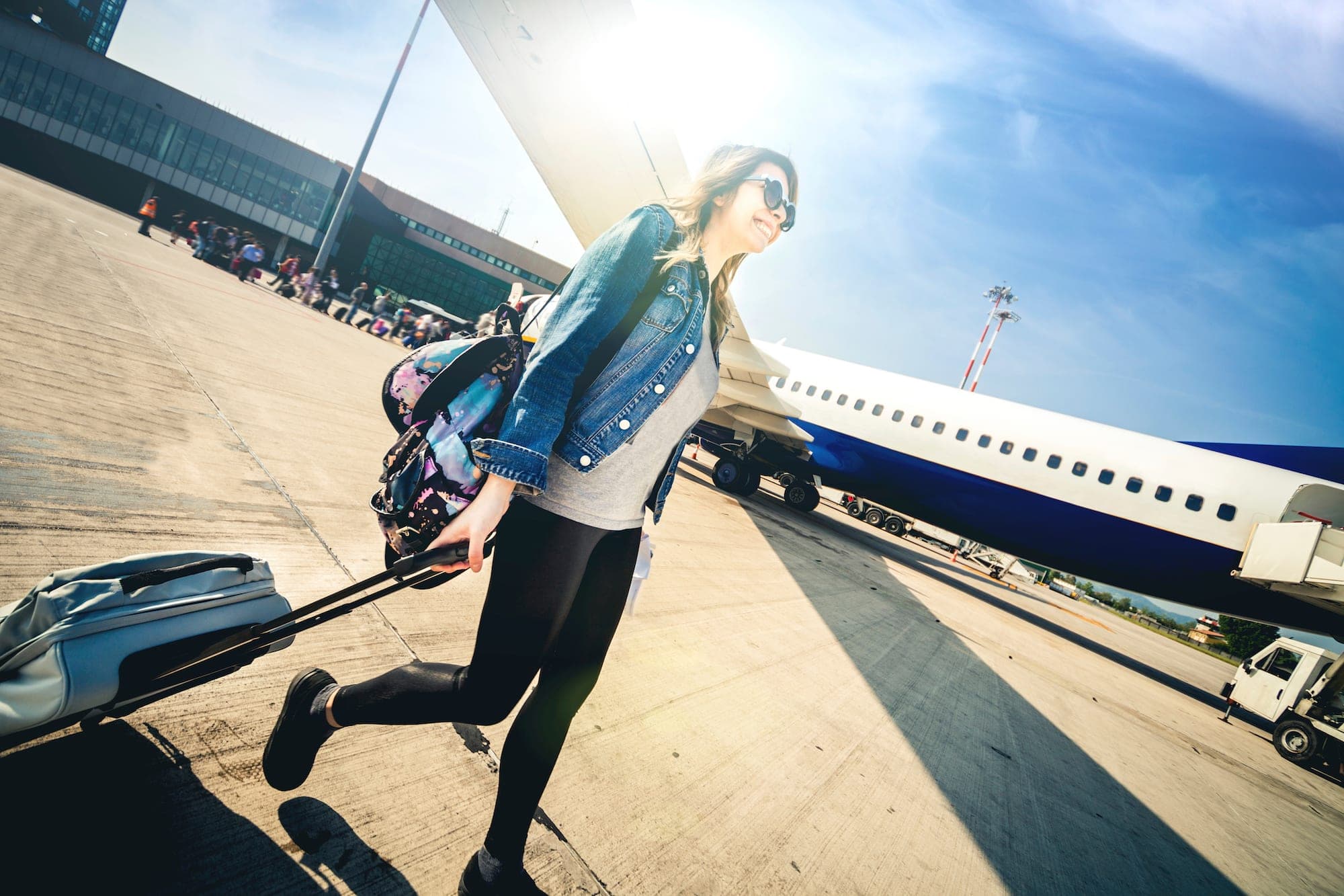 A traveler heading off on a tour, the way every referral begins